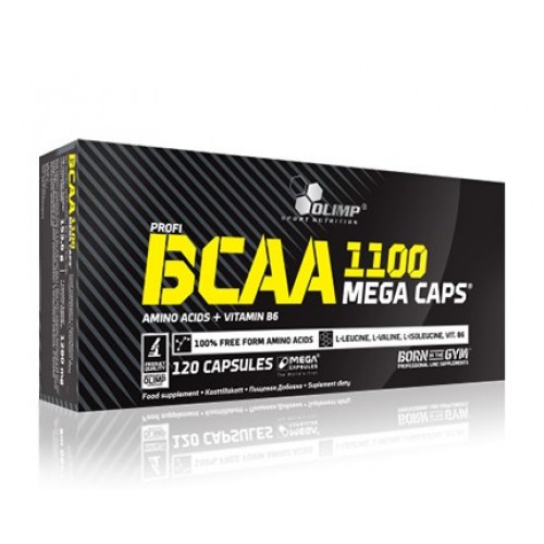 BCAA MEGA CAPS 1100 MG – 120 капсули